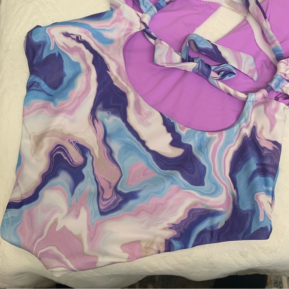 NWT BECCA BY REBECCA VIRTUE Skylar Plunge One Piece Swimsuit - Picture 11 of 13